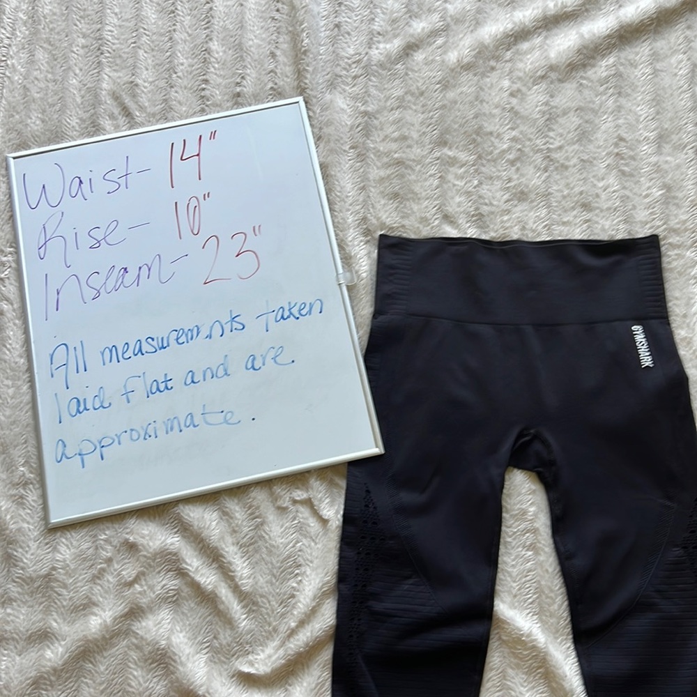 Gymshark Athletic Wear Black Leggings